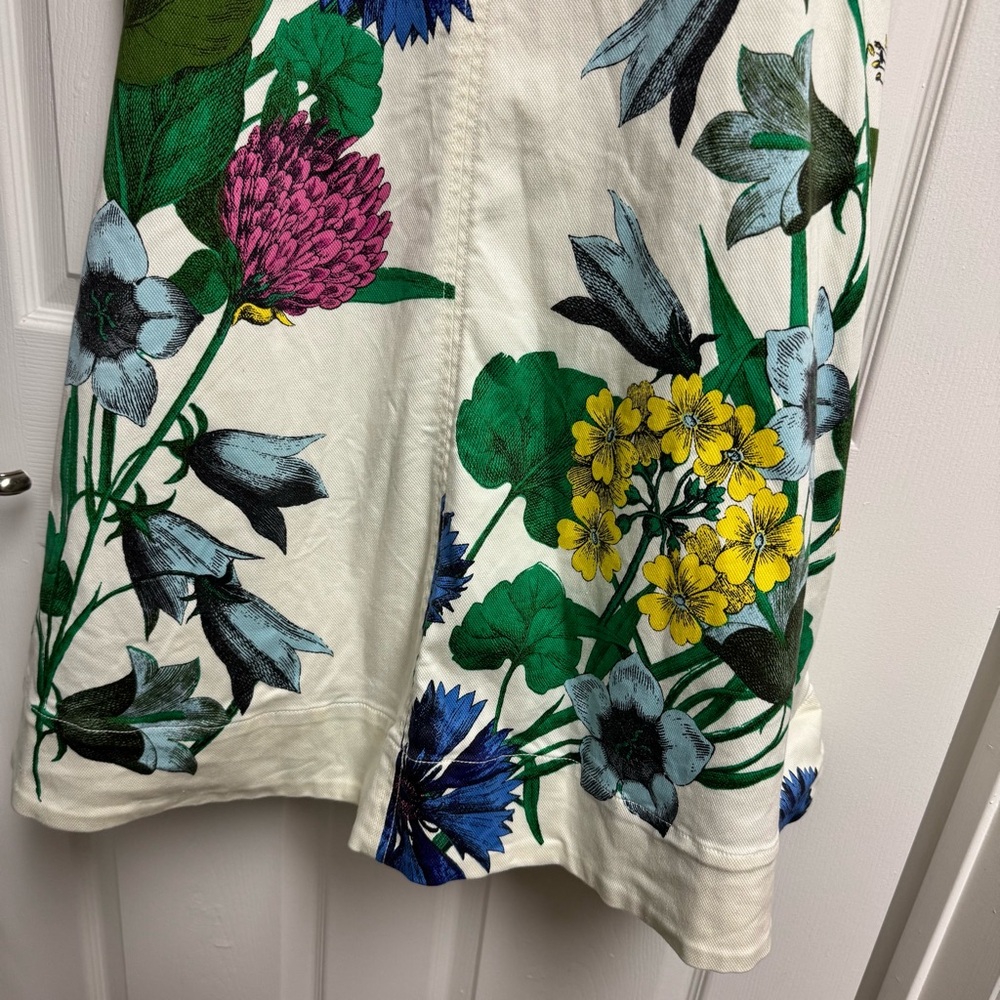 Anthropologie The Keiko Mini Swing Dress Maeve Sz XL Floral Print Pockets Easter - Picture 4 of 10